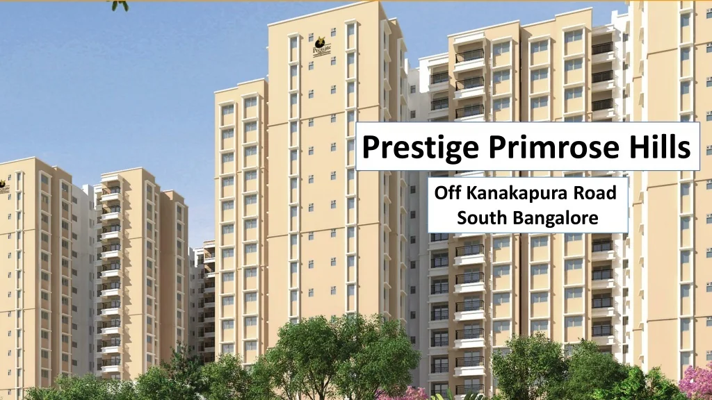 Prestige Primrose Hills Off project elevation