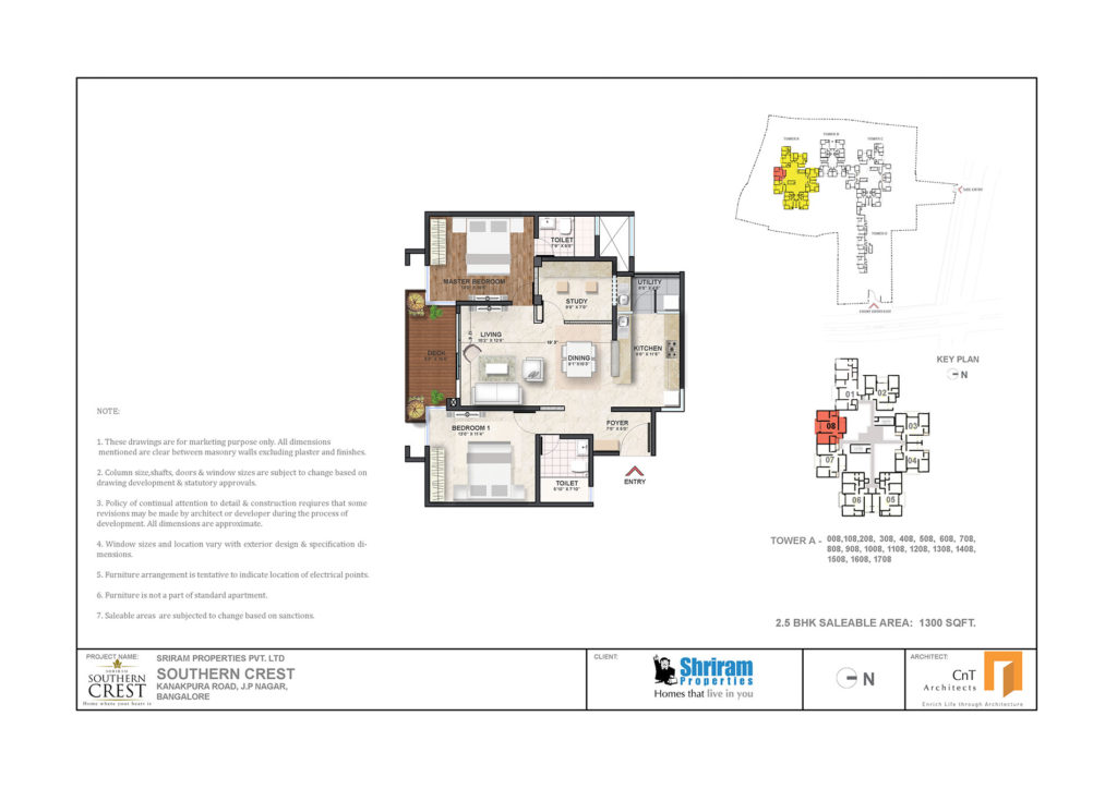 Shriram Southern Crest Phase 2 master plan — site layout
