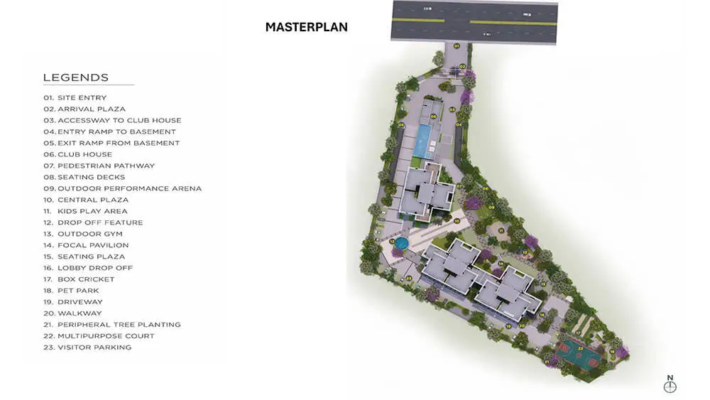 Embassy East Avenue master plan — site layout