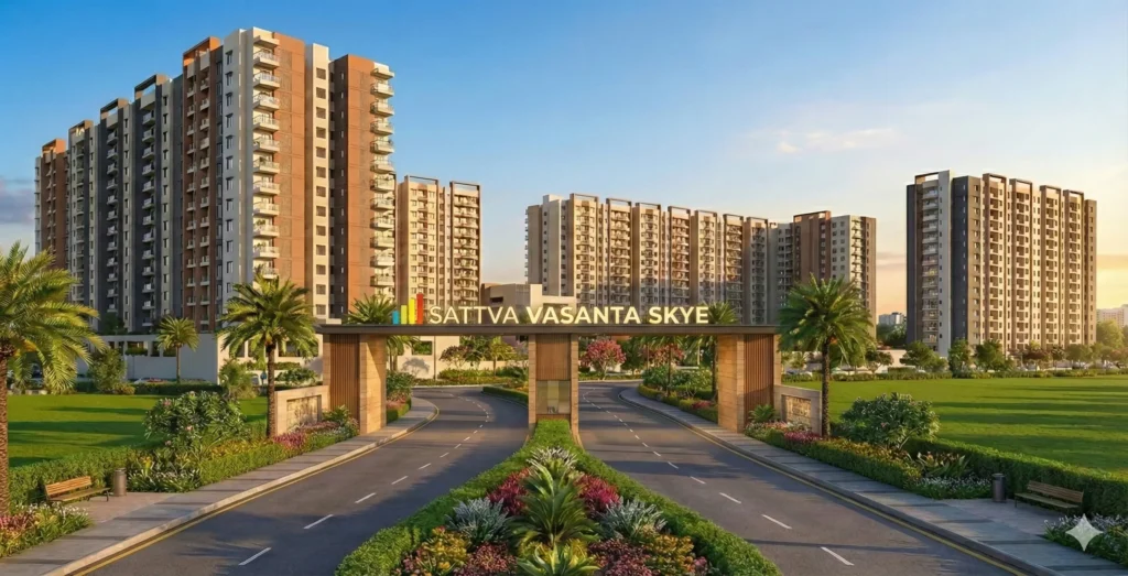 Sattva Vasanta Skye project elevation