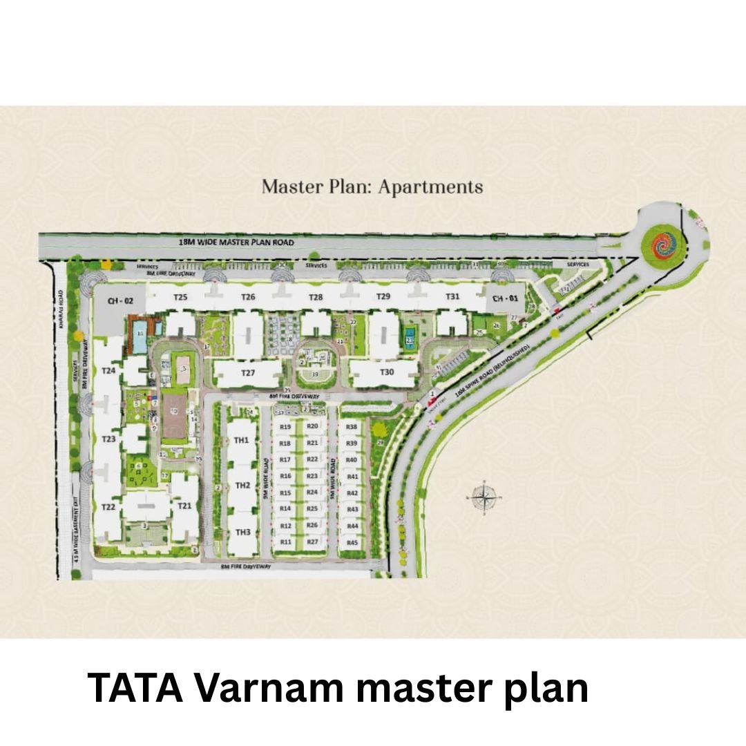 Tata Varnam master plan — site layout