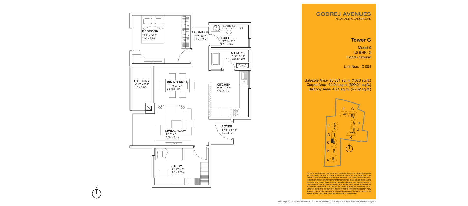 Godrej Avenues master plan — site layout