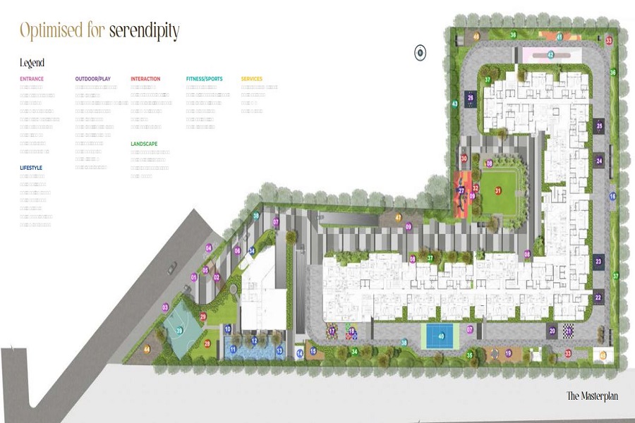 Sumadhura Capitol master plan — site layout