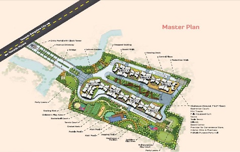 Brigade Panorama master plan — site layout
