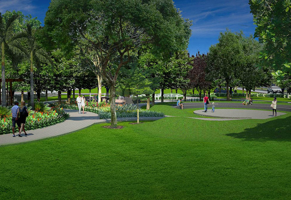Adarsh Palm Acres master plan — site layout