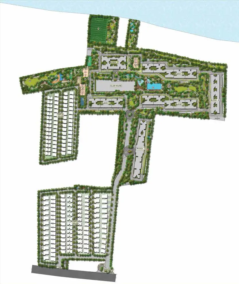 Adarsh Welkin Park master plan — site layout