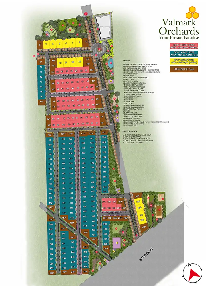 Valmark Orchards master plan — site layout