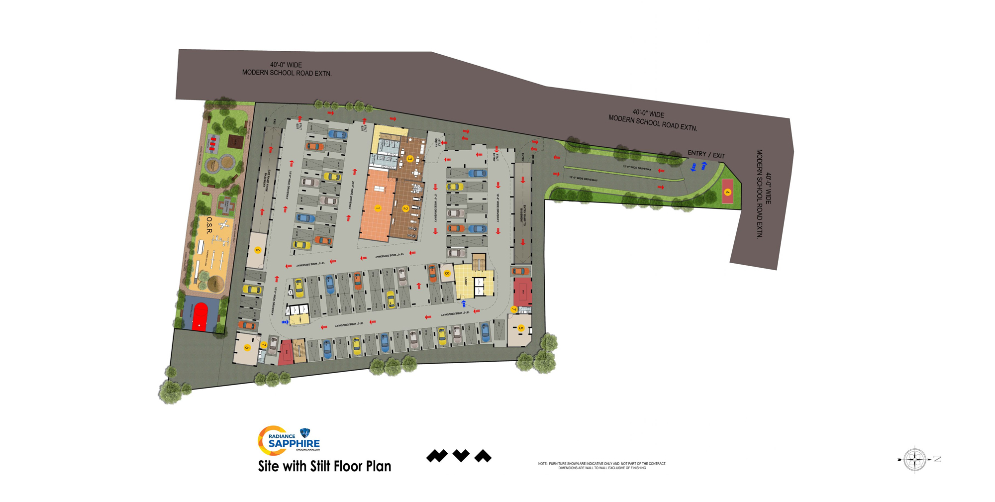 Radiance Sapphire master plan — site layout