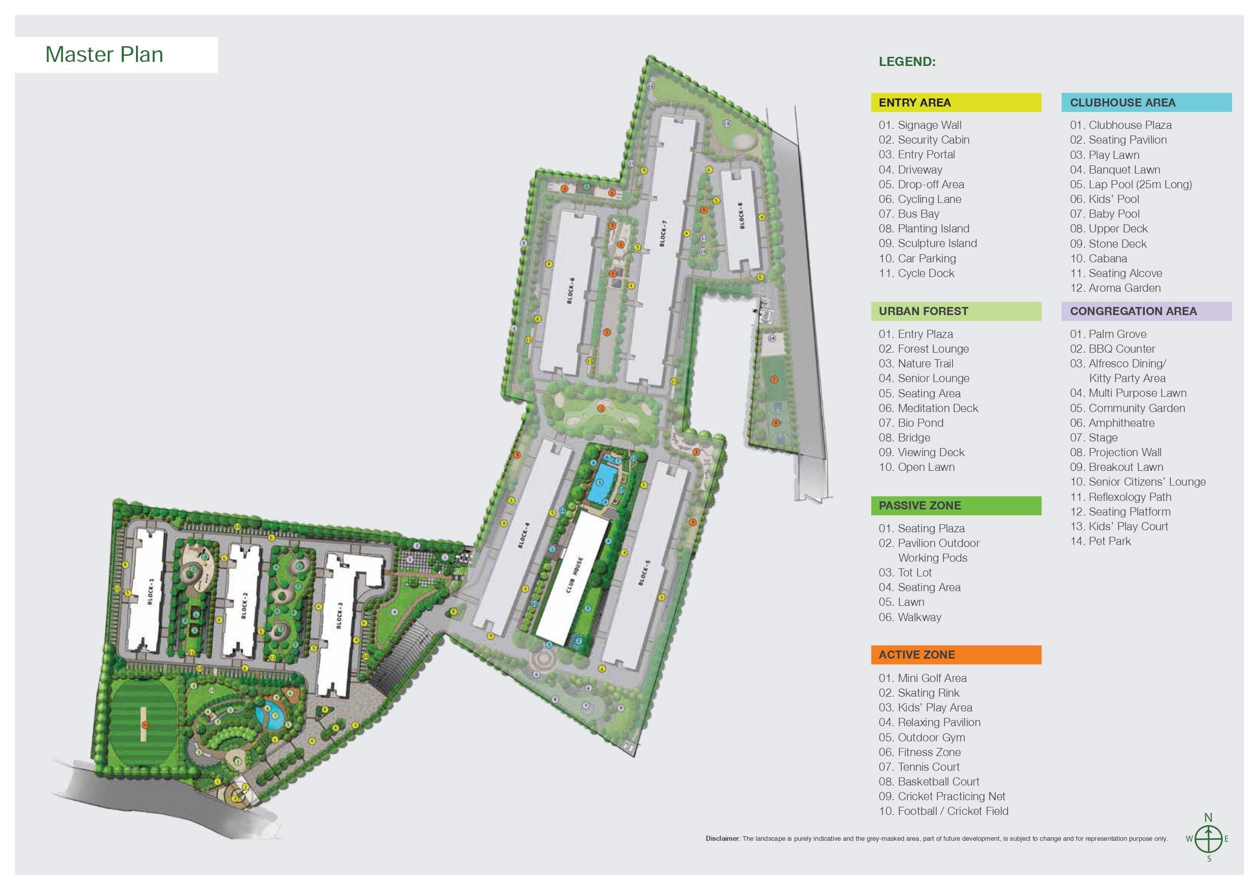 Adarsh Parkland master plan — site layout