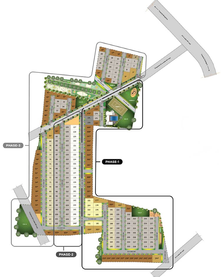 Assetz Atmos Aura Shettigere master plan — site layout