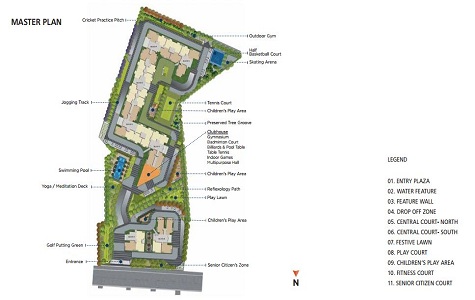 Brigade Northridge master plan — site layout