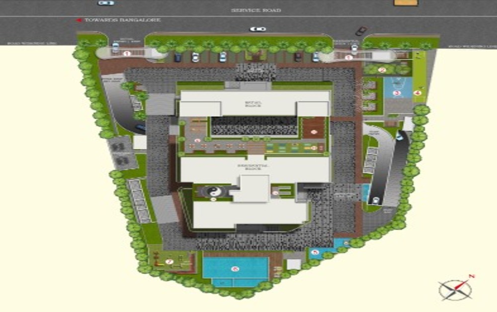 Concorde Eleve master plan — site layout