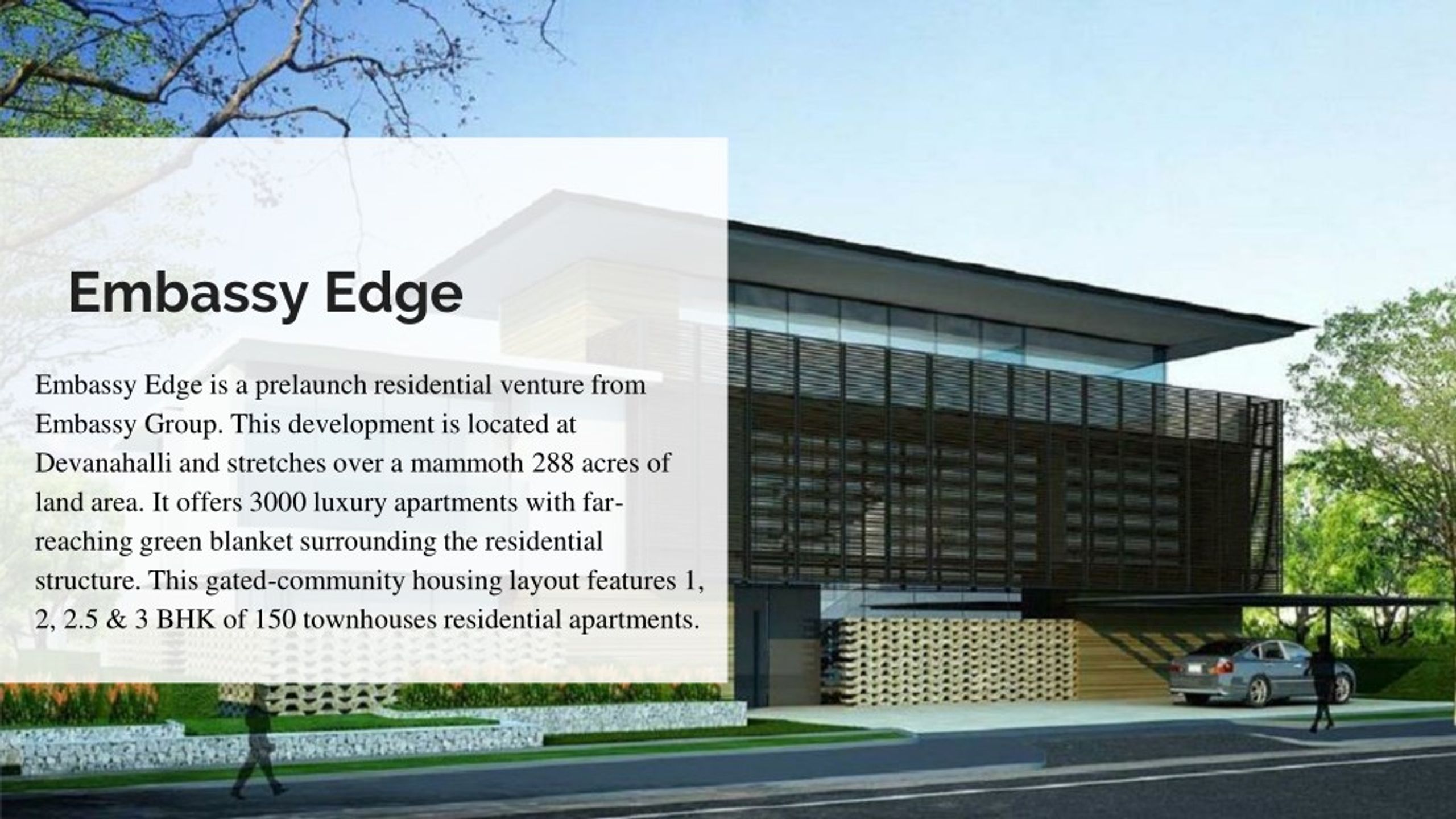 Embassy Edge — project photograph