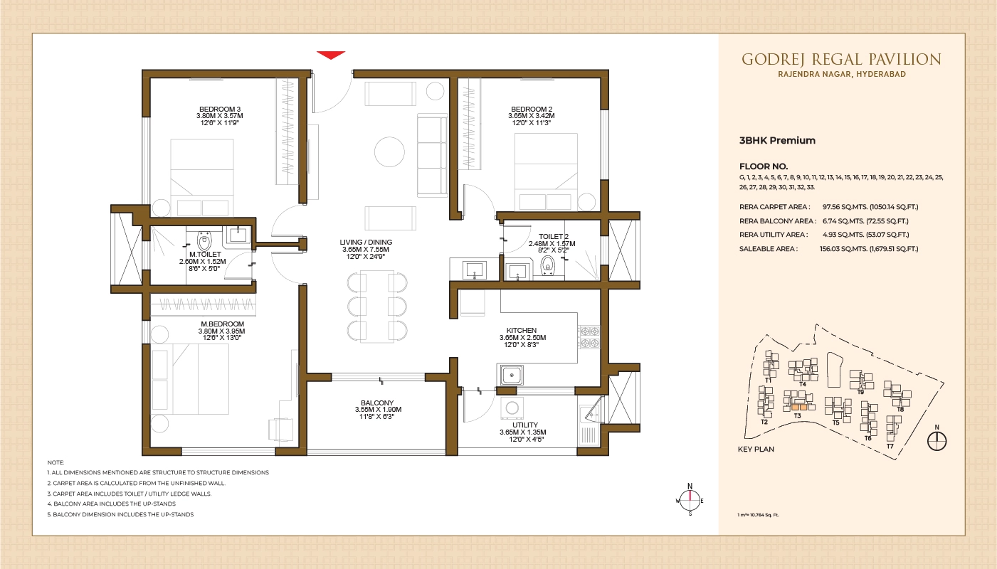 Godrej Regal Pavilion Rajendra Nagar master plan — site layout