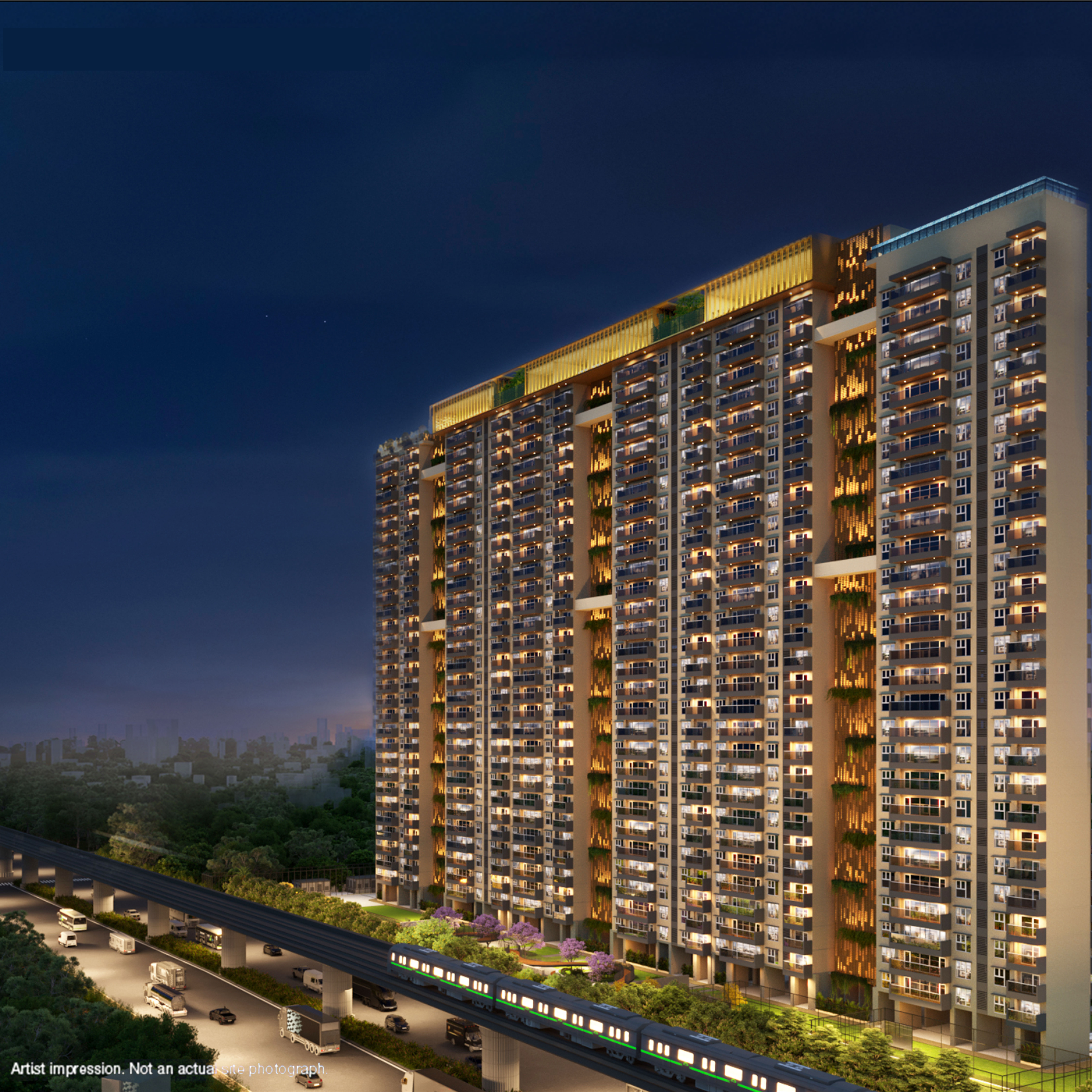 Godrej Tiara Apartments in Yeshwanthpur — project photograph