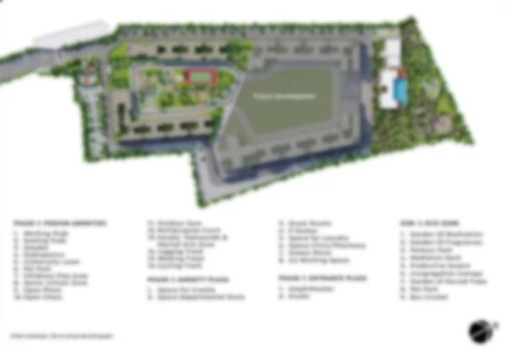Godrej Yeshwanthpur master plan — site layout