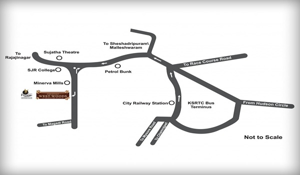 Prestige West Woods master plan — site layout