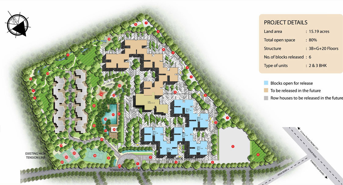Sobha Silicon Oasis master plan — site layout