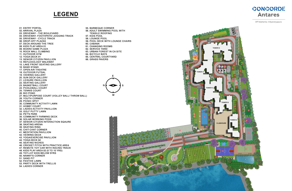 Concorde Neo master plan — site layout