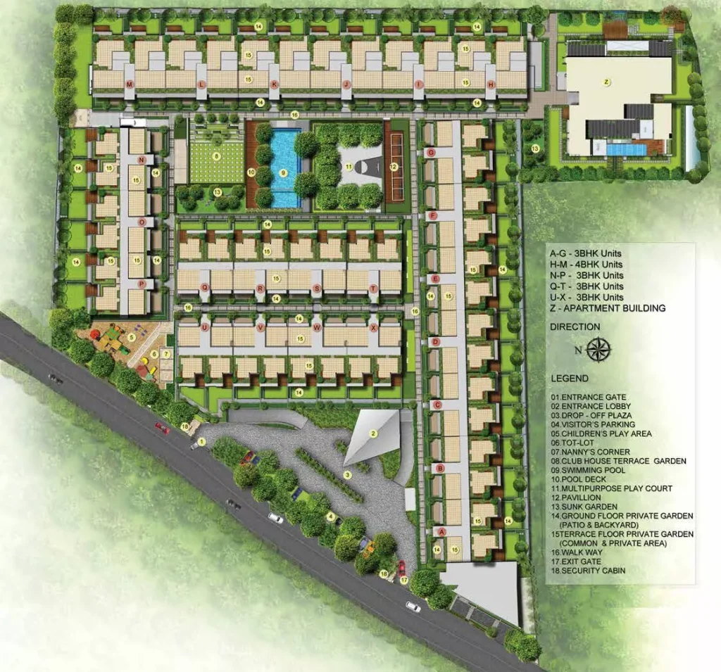 Pride Wilasa master plan — site layout