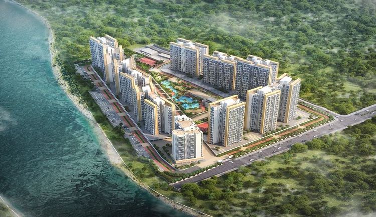 Purva Emerald Bay Mundhwa project elevation