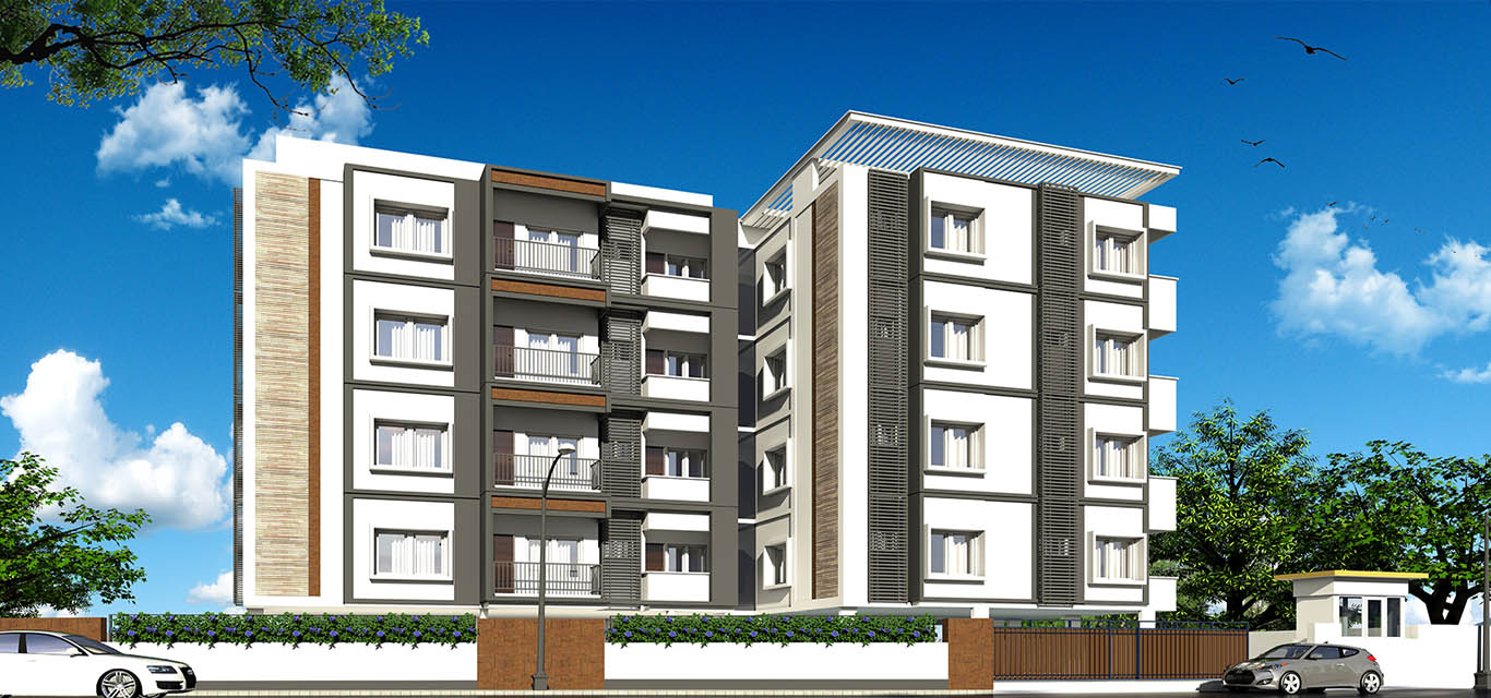 Aditya Palm Grove project elevation