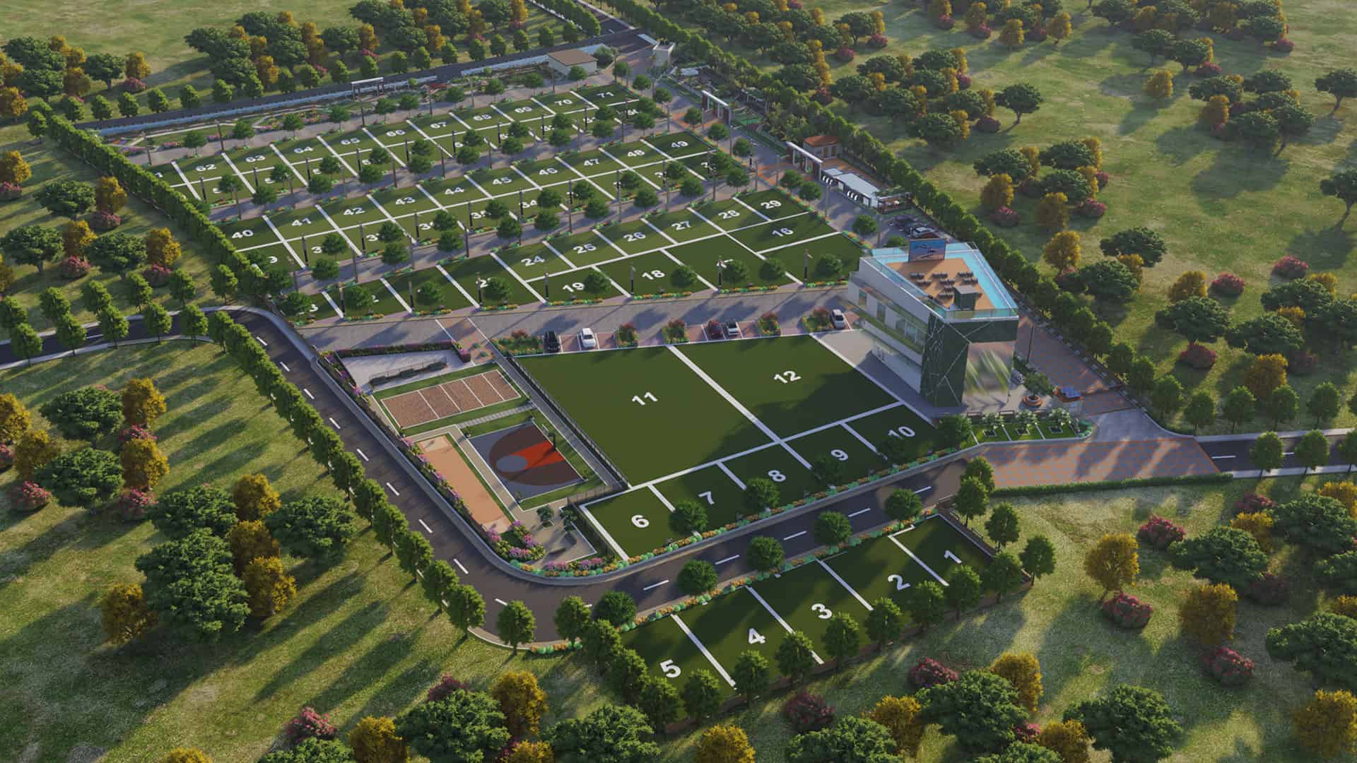 Merusri Serene master plan — site layout
