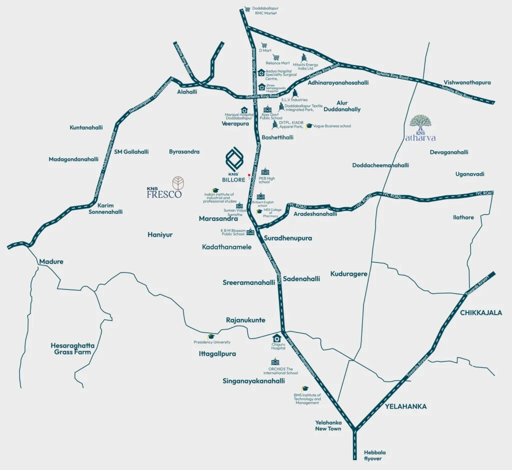 KNS Billore master plan — site layout