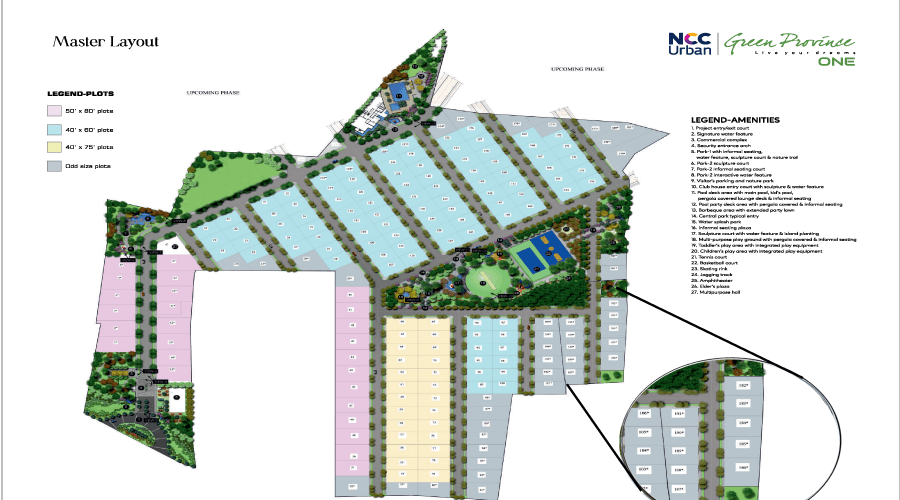 NCC Green Province master plan — site layout
