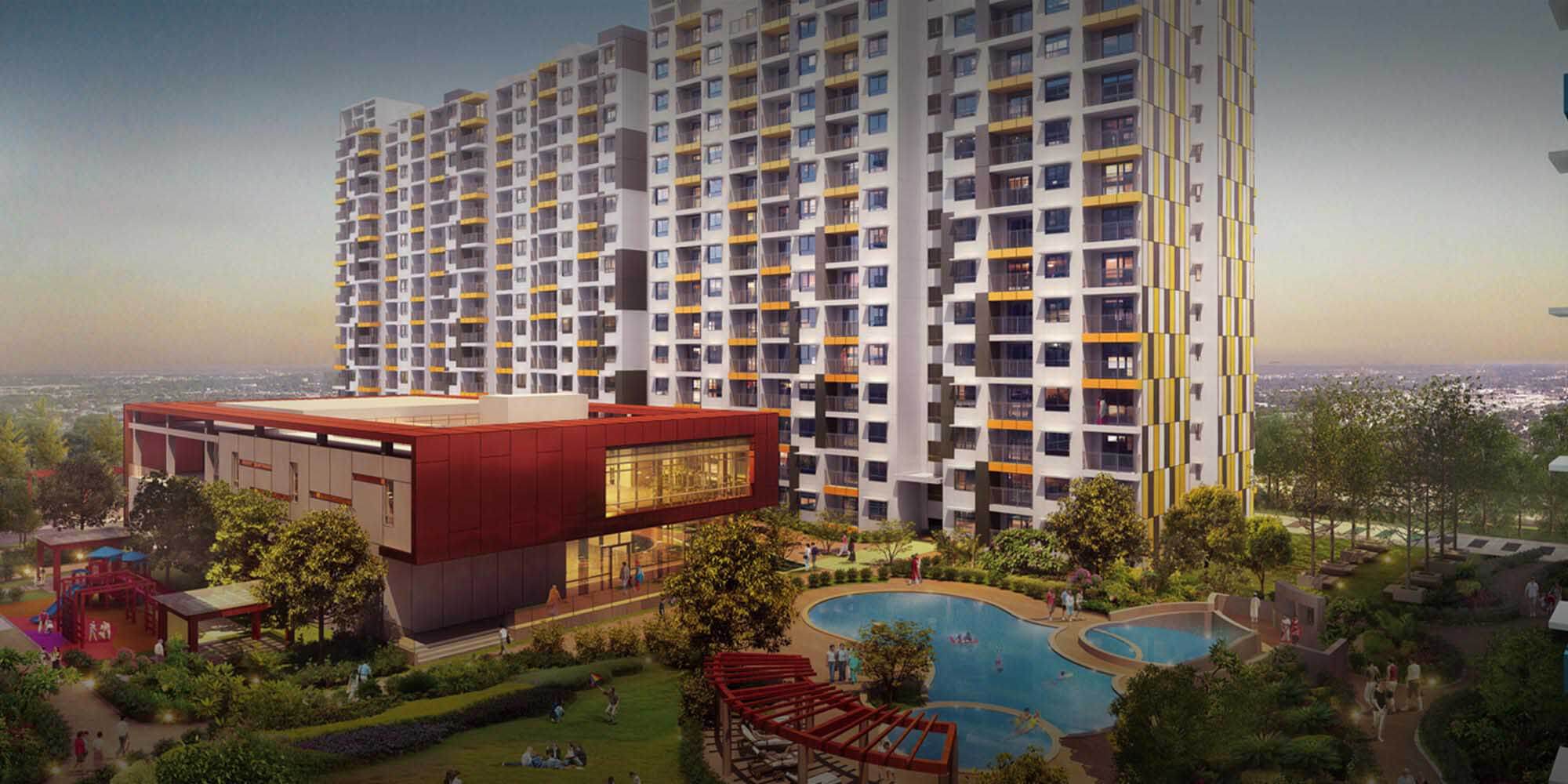 Adarsh Palm Retreat Lake Front — project photograph