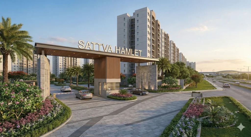 Sattva City Sattva Hamlet Airport project elevation