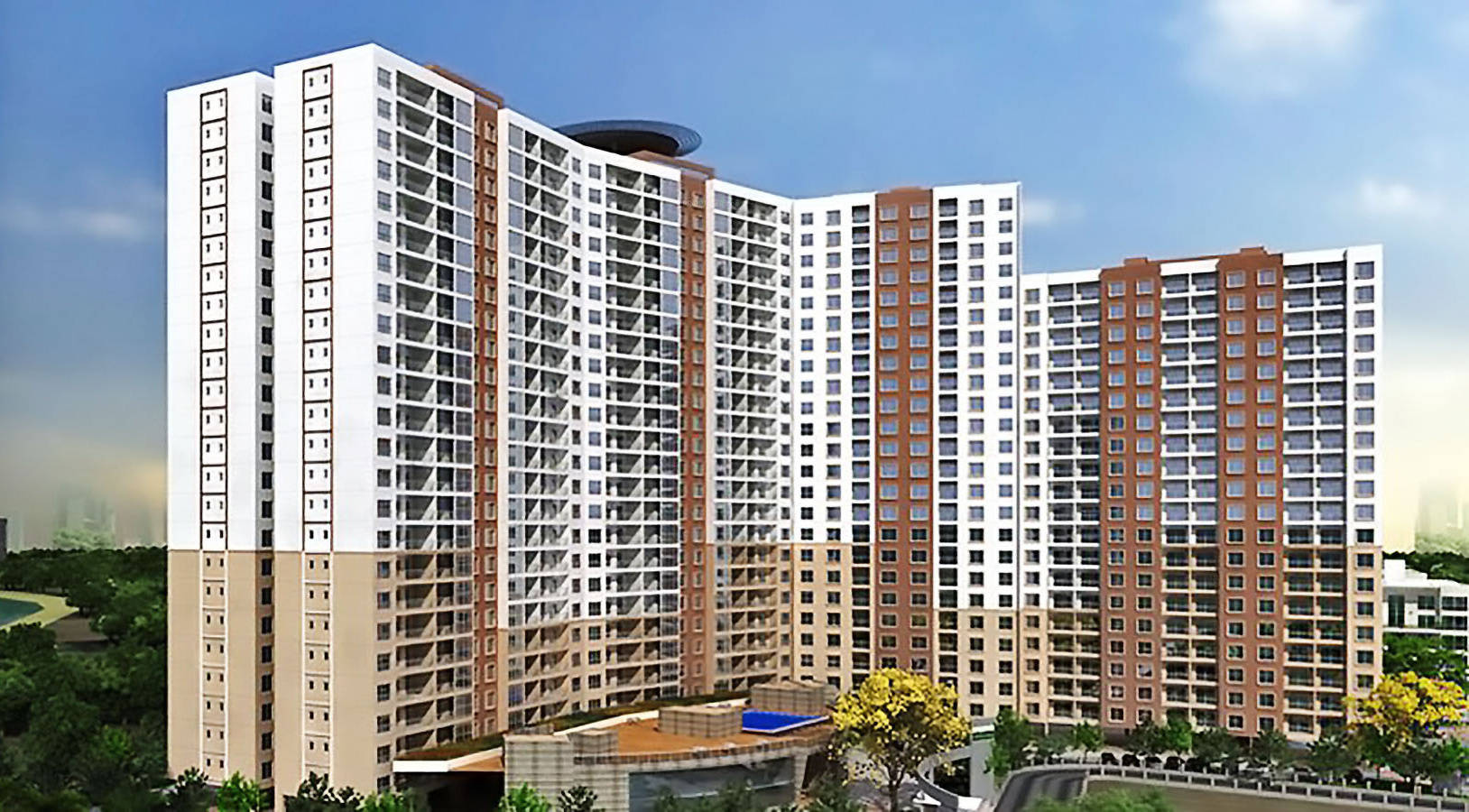 Shriram Chirping Woods project elevation