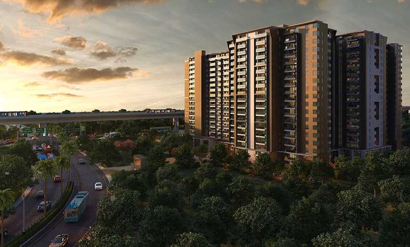 Shriram Southern Crest project elevation