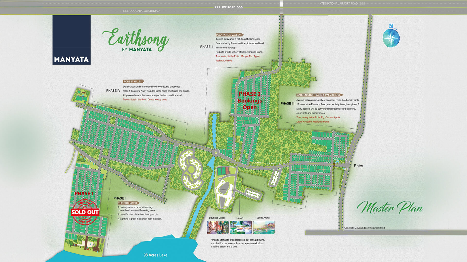 Manyata Earthsong Phase 5 master plan — site layout