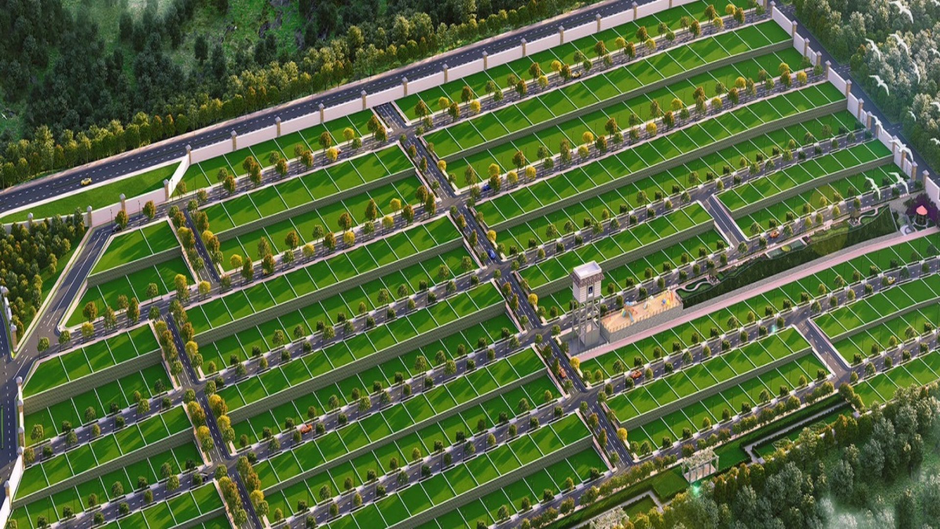 Pride Crosswinds Phase 2 master plan — site layout