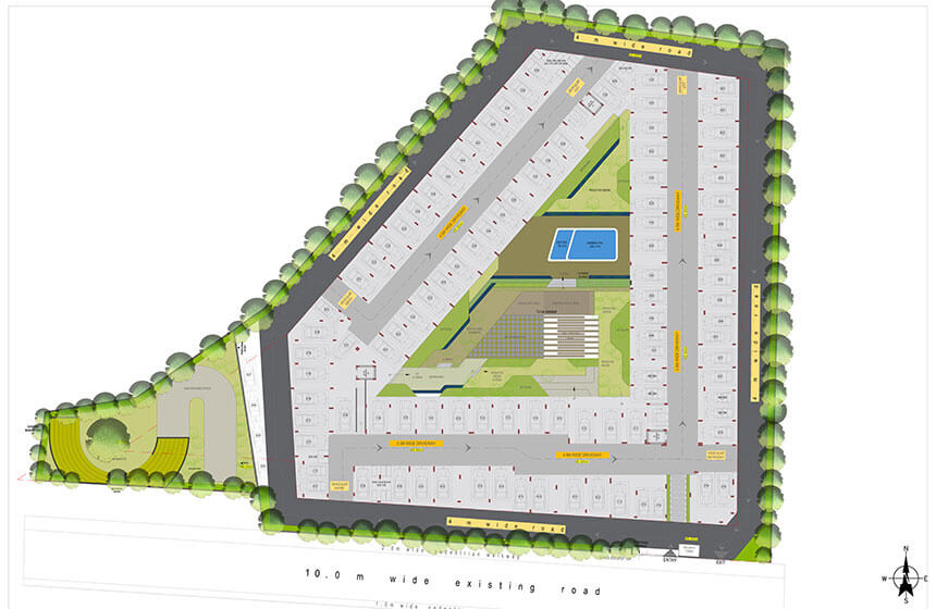 Axis Antara master plan — site layout