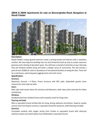 Nandi Citadel project elevation