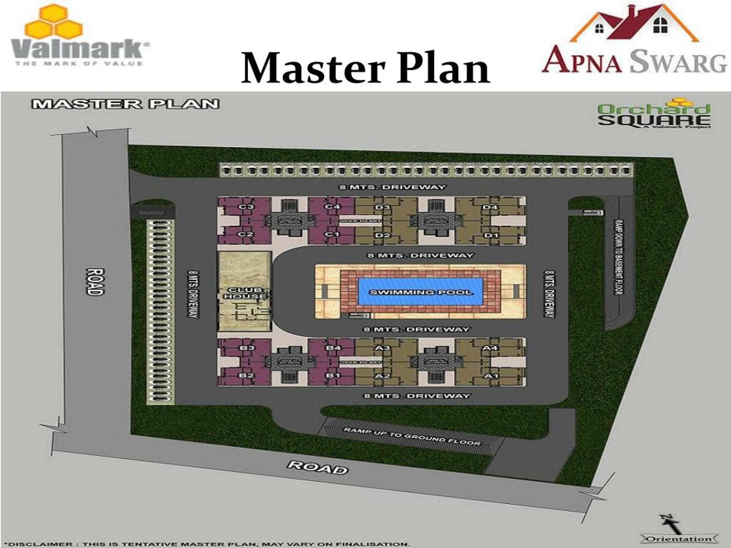 Valmark Orchard Square master plan — site layout