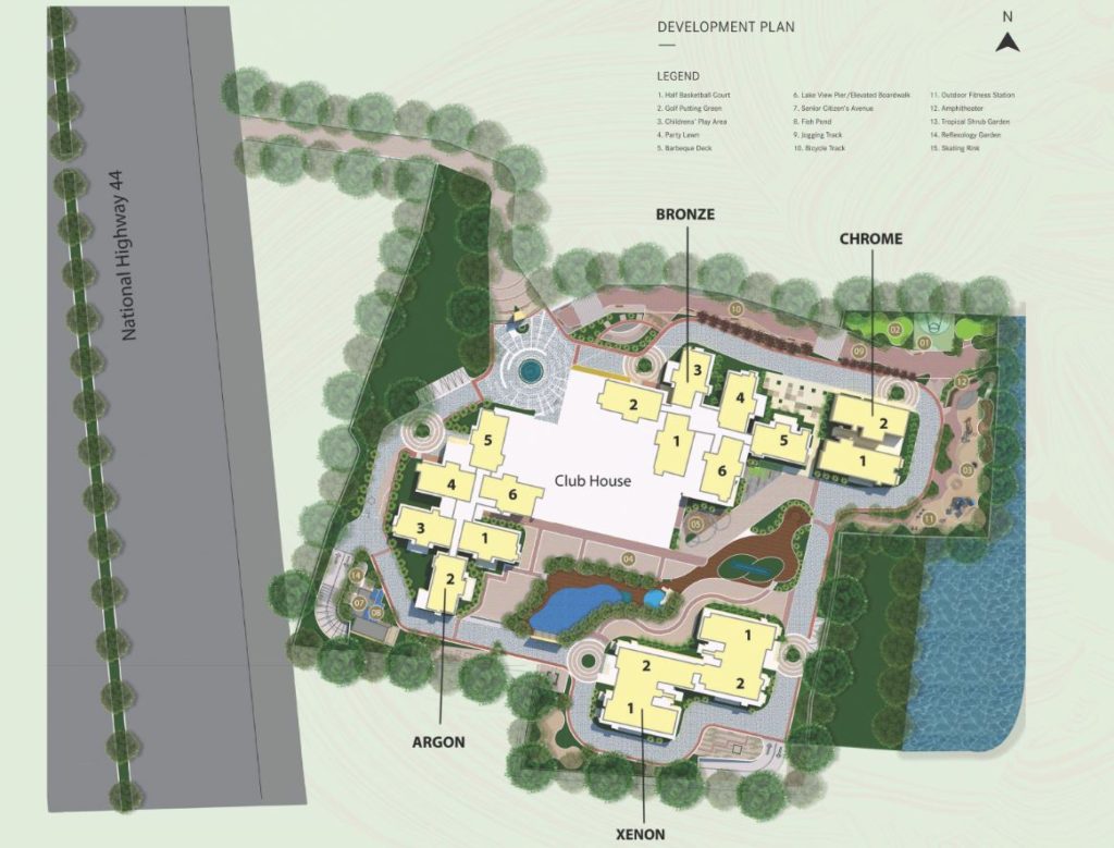 Century Ethos master plan — site layout