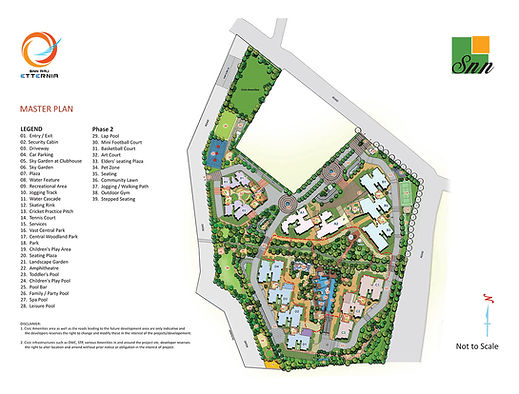 SNN Estates Felicity Manyata Tech master plan — site layout