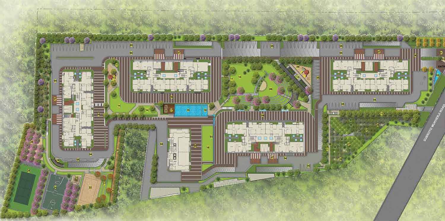 Vaishnavi Gardenia master plan — site layout