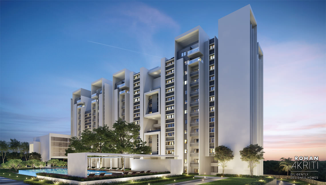 Rohan Akriti project elevation