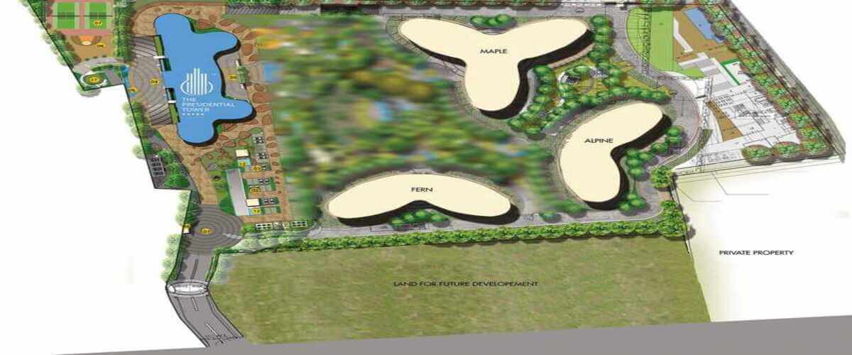Cntc Presidential Tower master plan — site layout