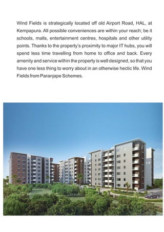 Paranjape Windfields project elevation