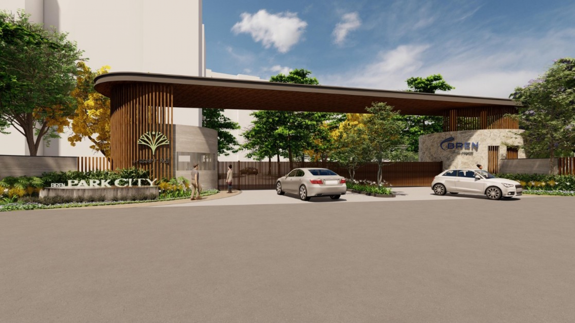 Bren Park City Hulimangala Ecity project elevation