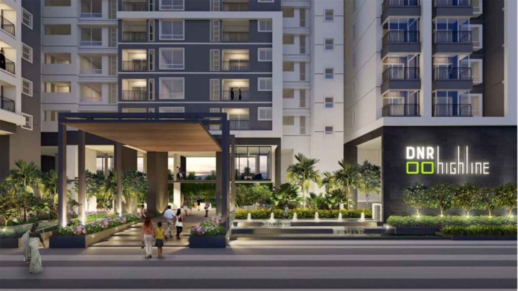 Dnr Highline Rajajinagar project elevation