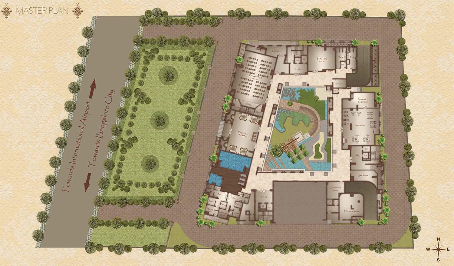 Legacy Cirocco master plan — site layout