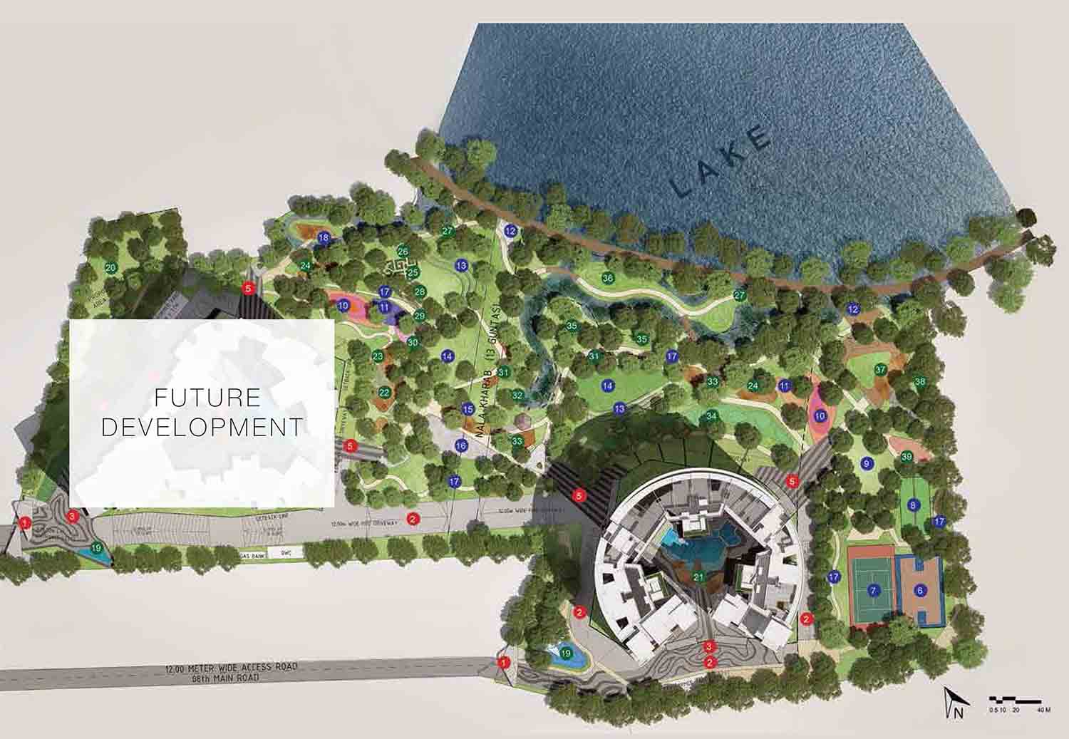 Godrej Reflections master plan — site layout