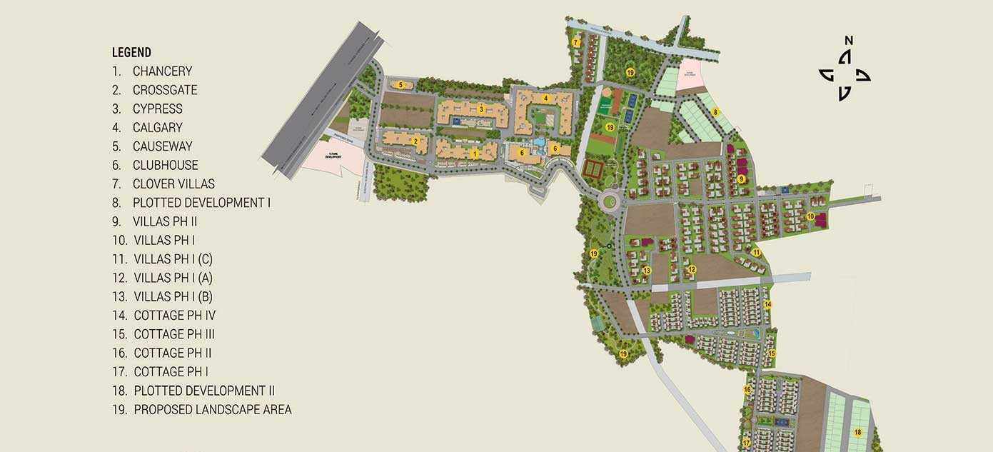 Hiranandani Devanahalli master plan — site layout