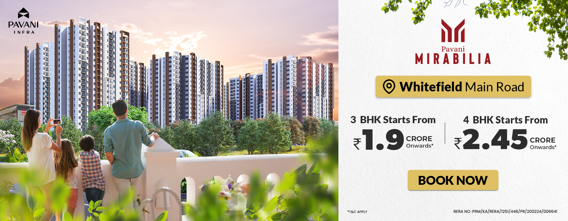 Pavani Mirabilia project elevation